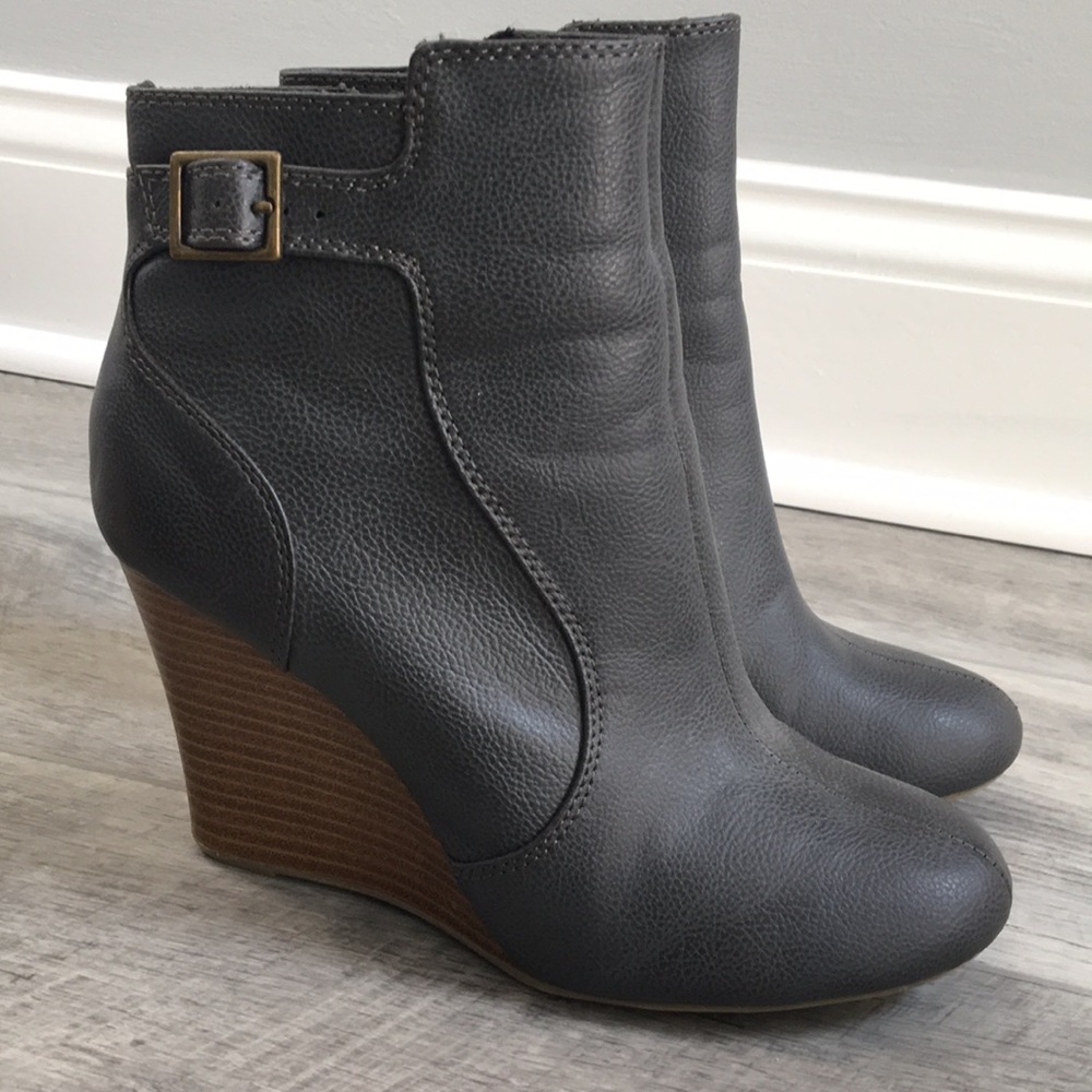 Dark Grey Booties